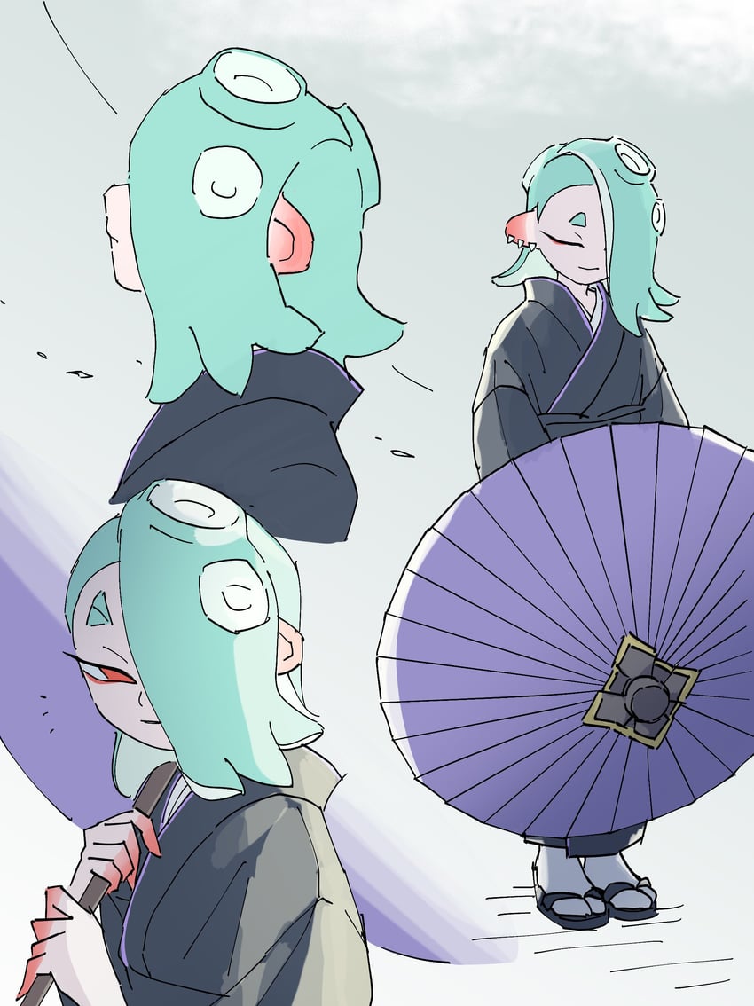 shiver (splatoon and 1 more) drawn by jounetsu_(jonetunoaoitako)