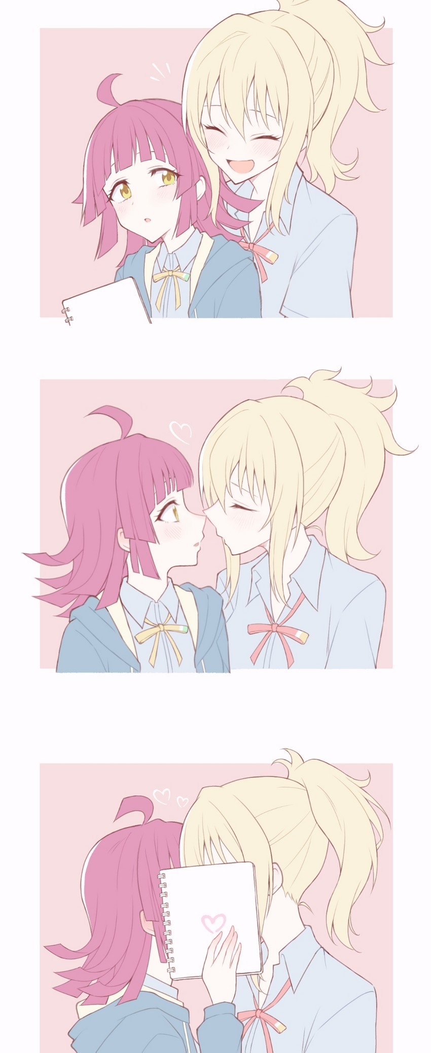 tennoji rina and miyashita ai (love live! and 1 more) drawn by aaru_(youmorigu)