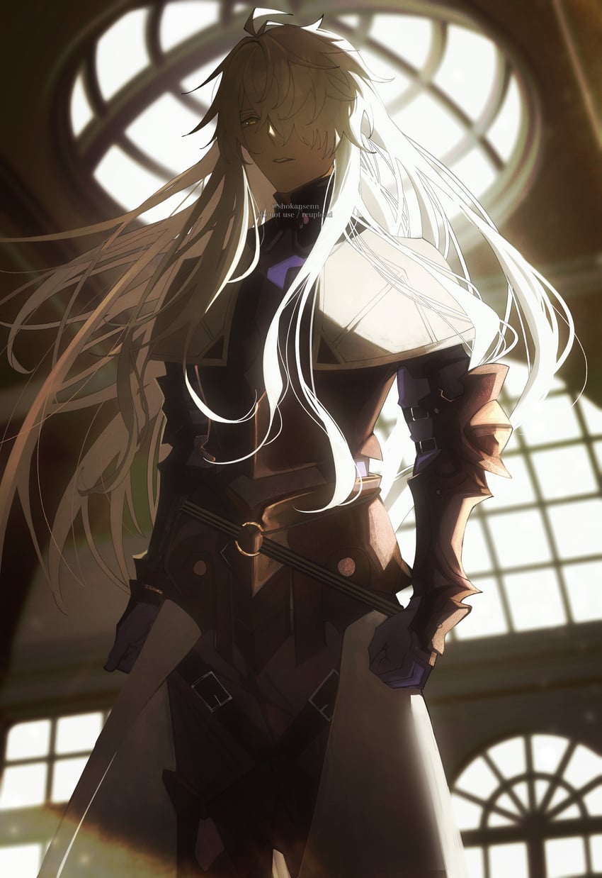 galahad and galahad alter (fate and 1 more) drawn by shokansenn