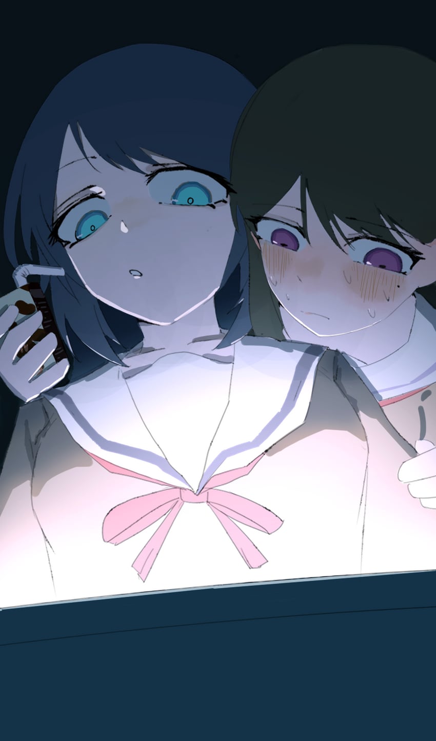 shiina taki and yahata umiri (bang dream! and 1 more) drawn by dan_mawei_tuanzi