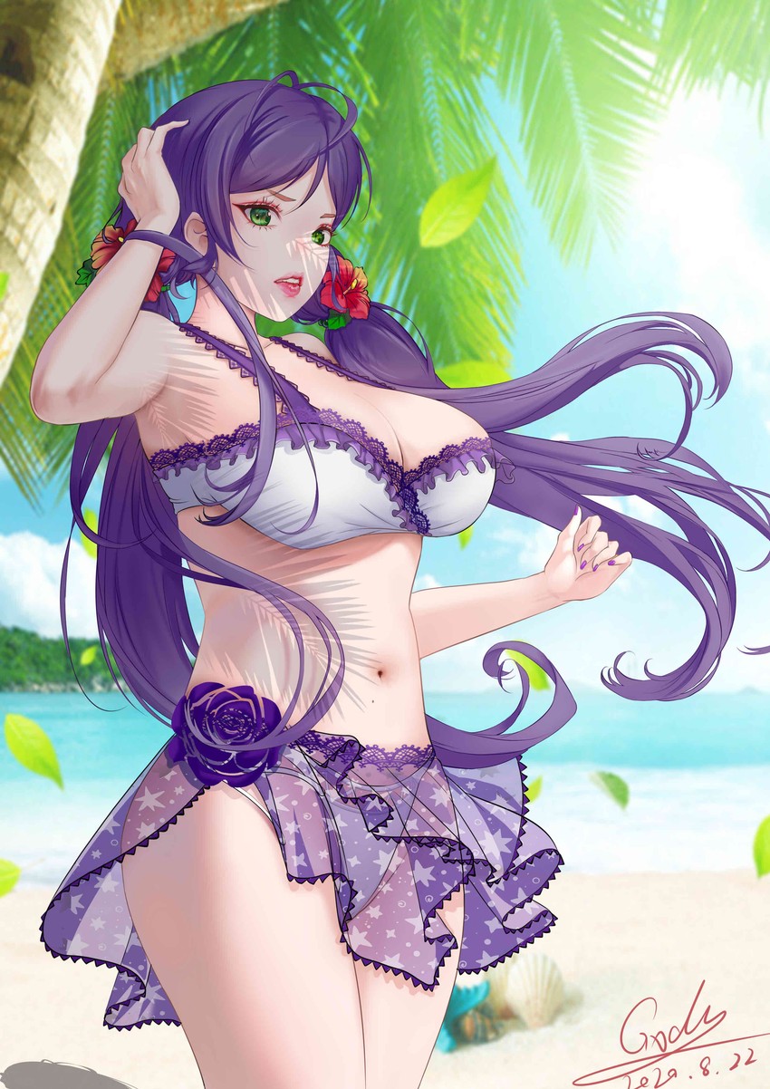 tojo nozomi (love live! and 1 more) drawn by gxdy
