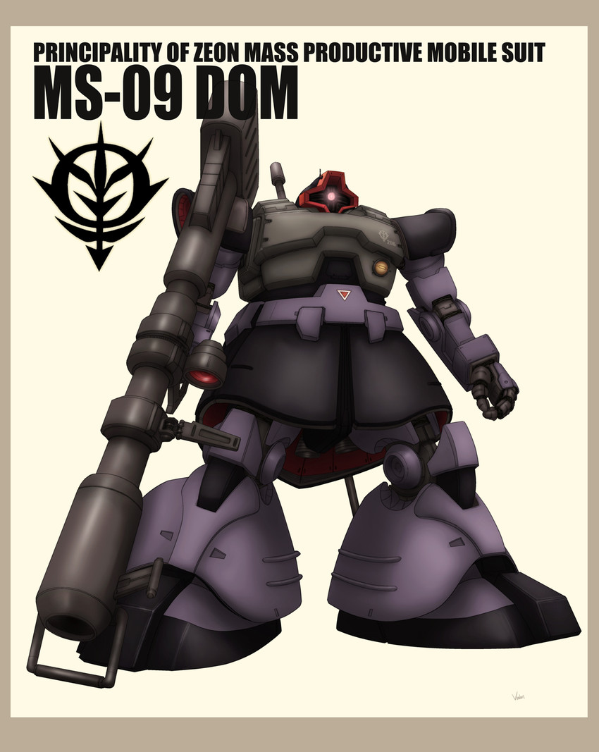 dom (gundam and 1 more) drawn by viridian-c