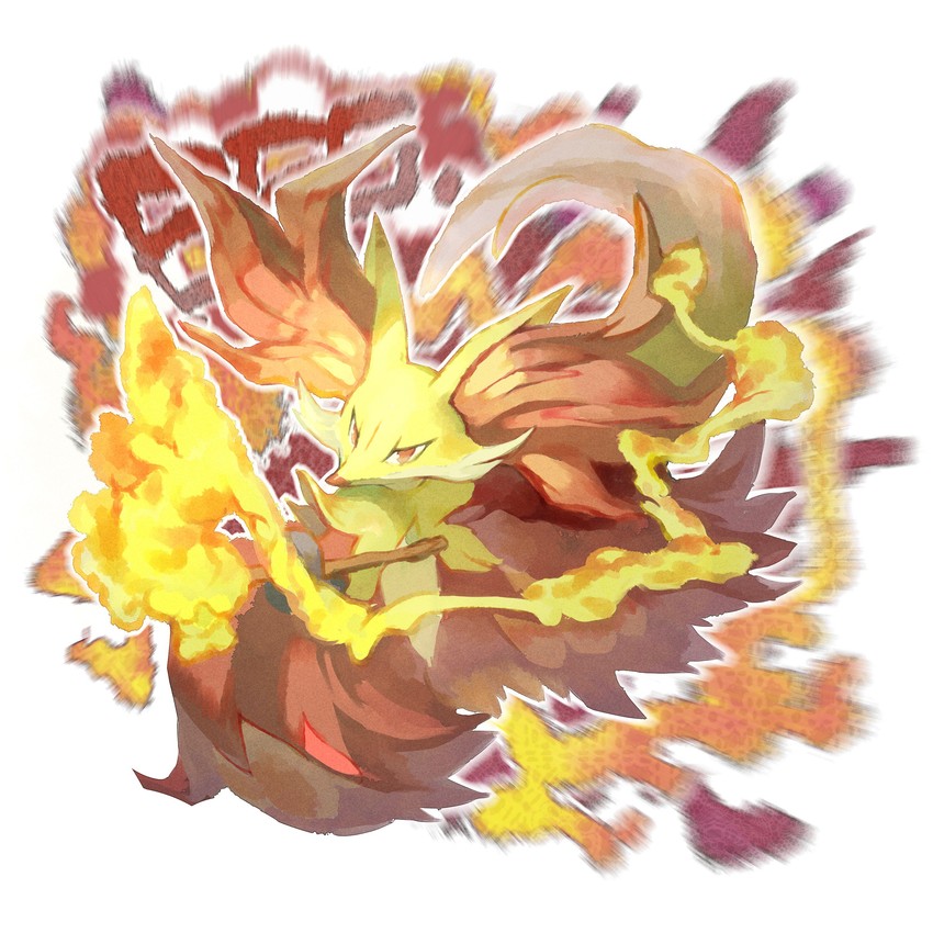 delphox (pokemon and 1 more) drawn by e_volution