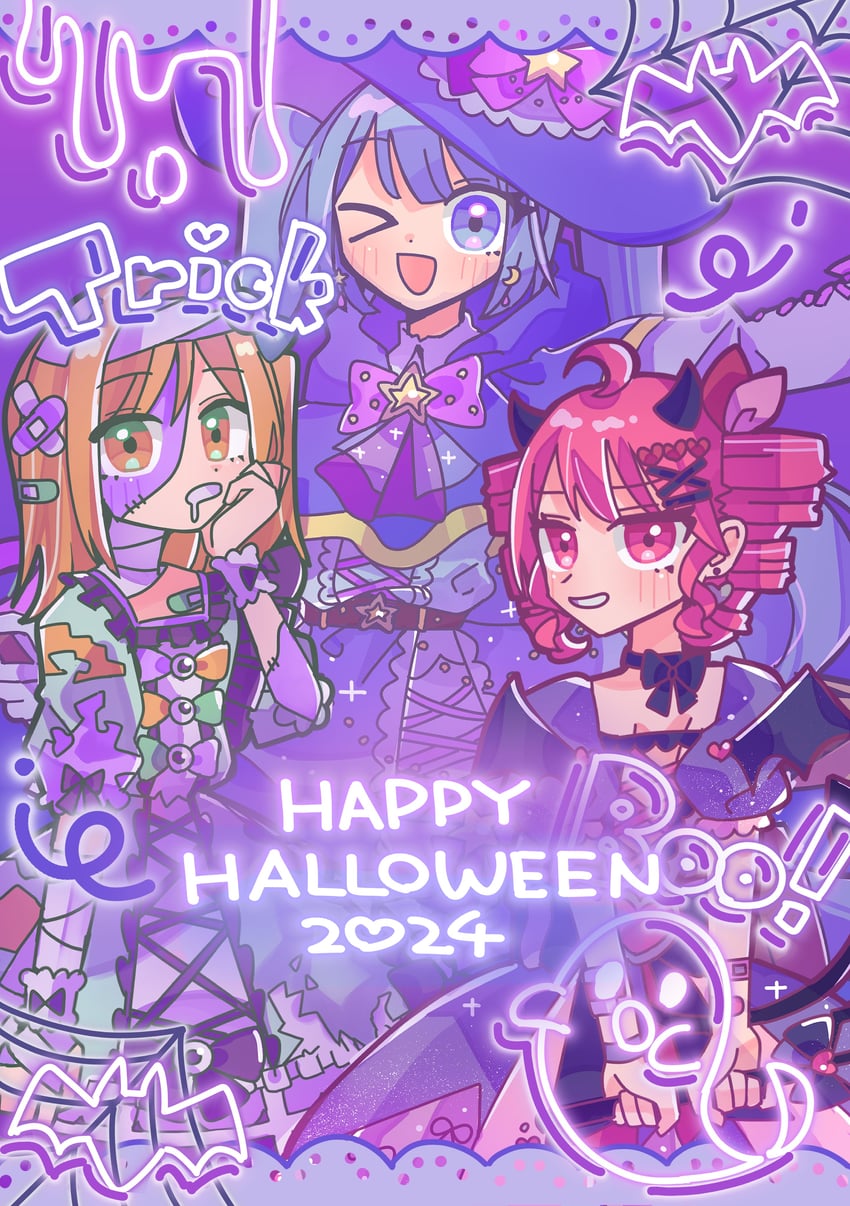 kasane teto, adachi rei, and otomachi una (vocaloid and 3 more) drawn by kouno_rikopin