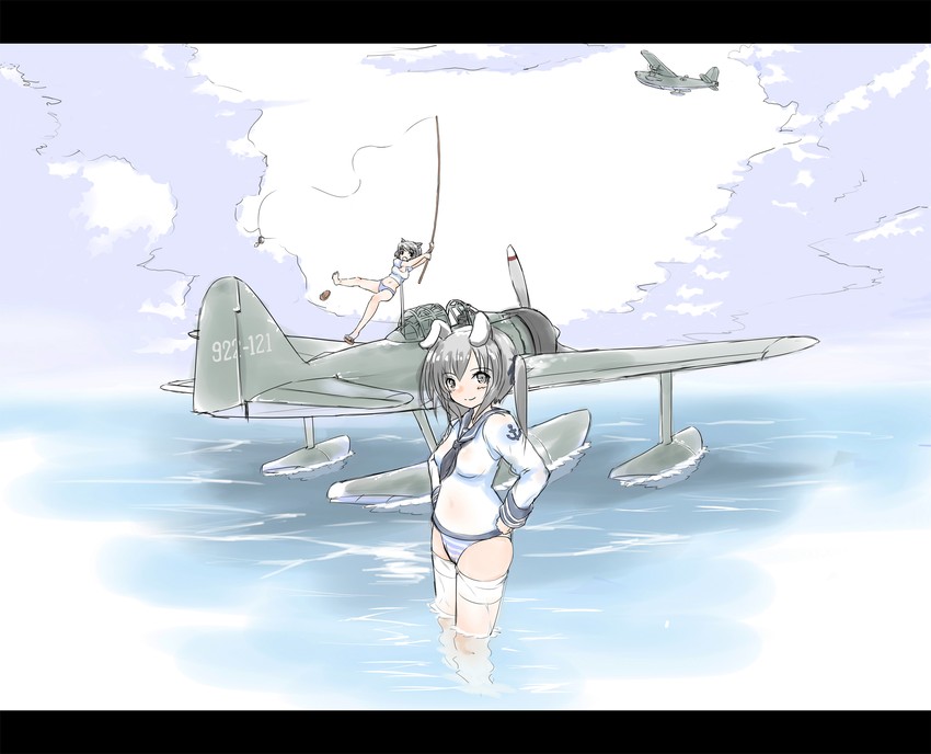 original and 1 more drawn by hu_sea