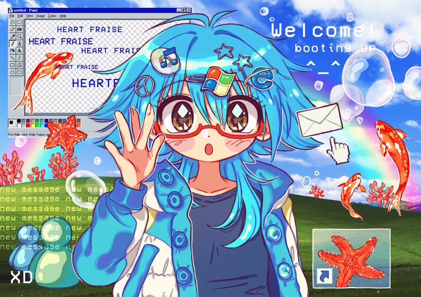 seragaki aoba (microsoft windows and 8 more) drawn by cam_(makoanns)