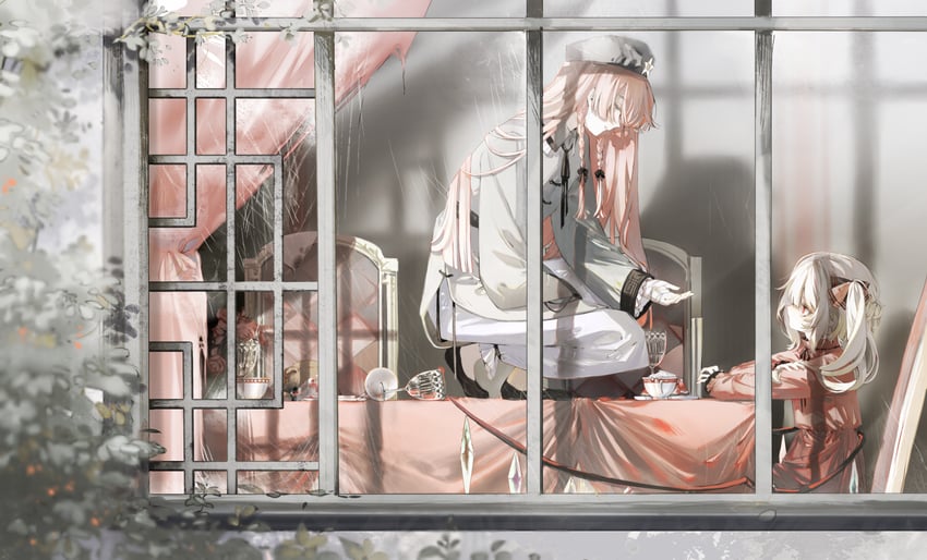 flandre scarlet and hong meiling (touhou) drawn by zhixie_jiaobu