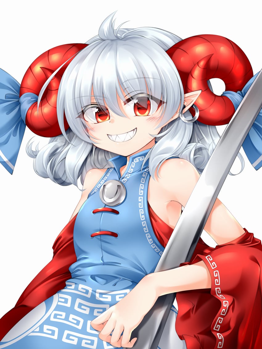toutetsu yuuma (touhou and 1 more) drawn by marukyuu_ameya