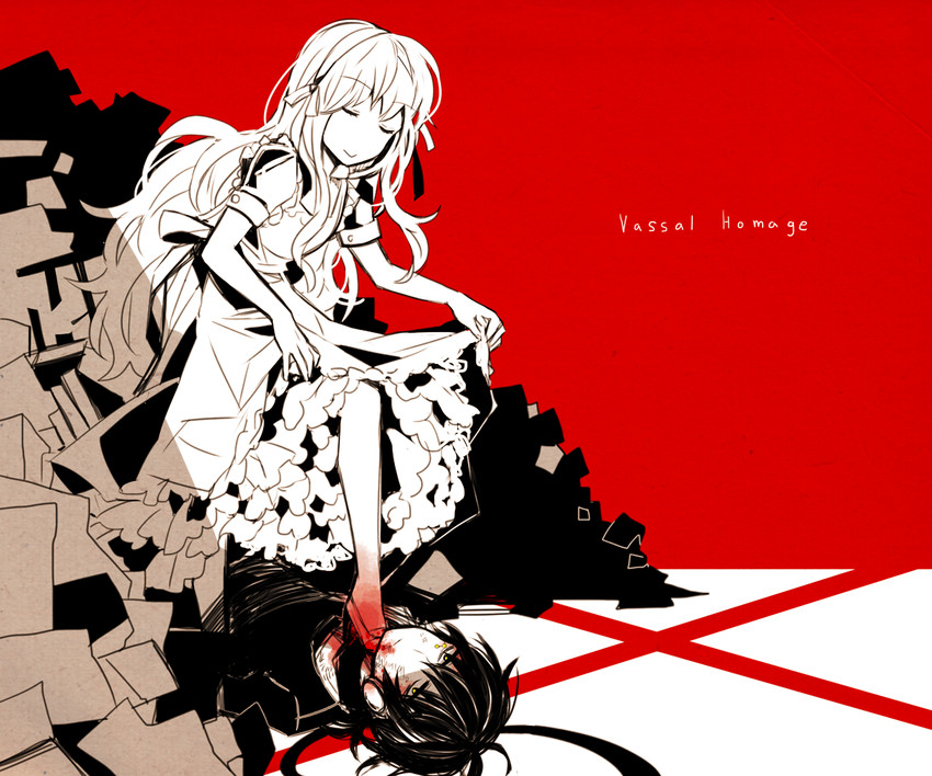 kozakura marry, konoha, and dark konoha (kagerou project) drawn by cien516