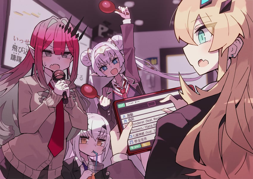 baobhan sith, melusine, barghest, and britomart (fate and 1 more) drawn by katsu_(katsupainter)