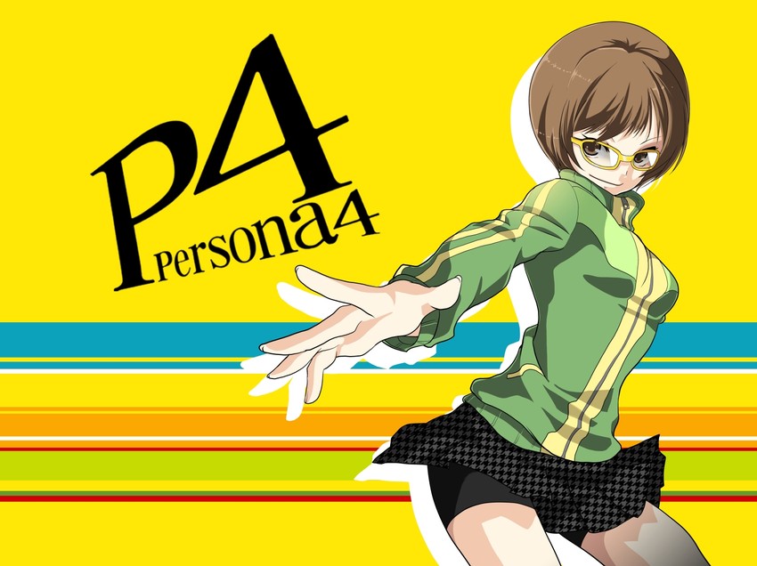 satonaka chie (persona and 1 more) drawn by hiiro_(kikokico)