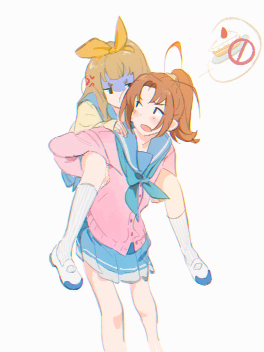 nakagawa natsuki and yoshikawa yuuko (hibike! euphonium) drawn by q_(404_nonq)