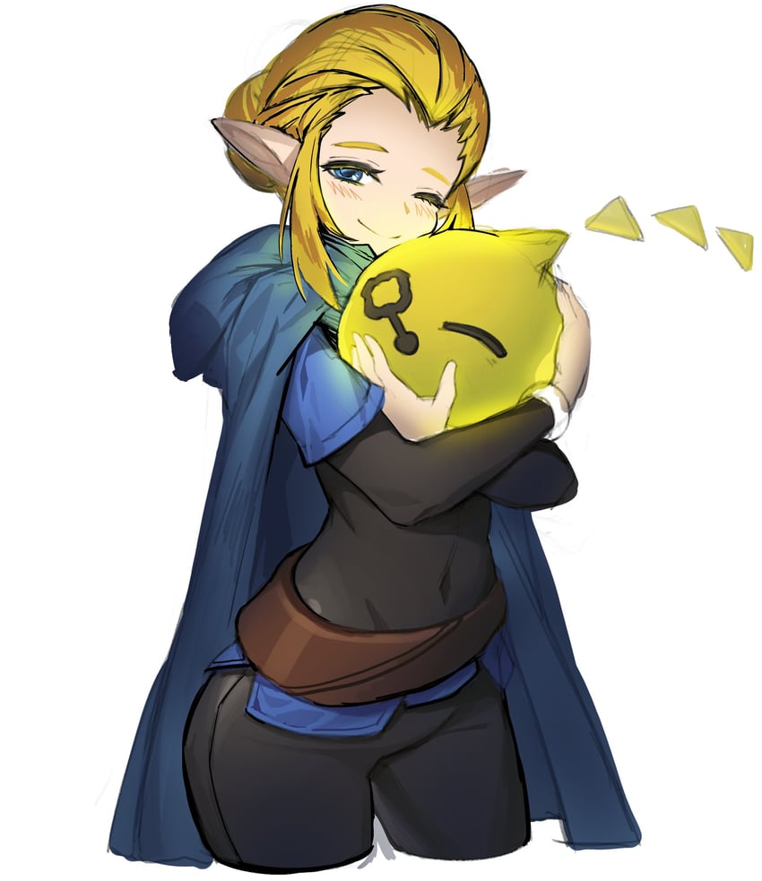 princess zelda and tri (the legend of zelda and 1 more) drawn by y_frt