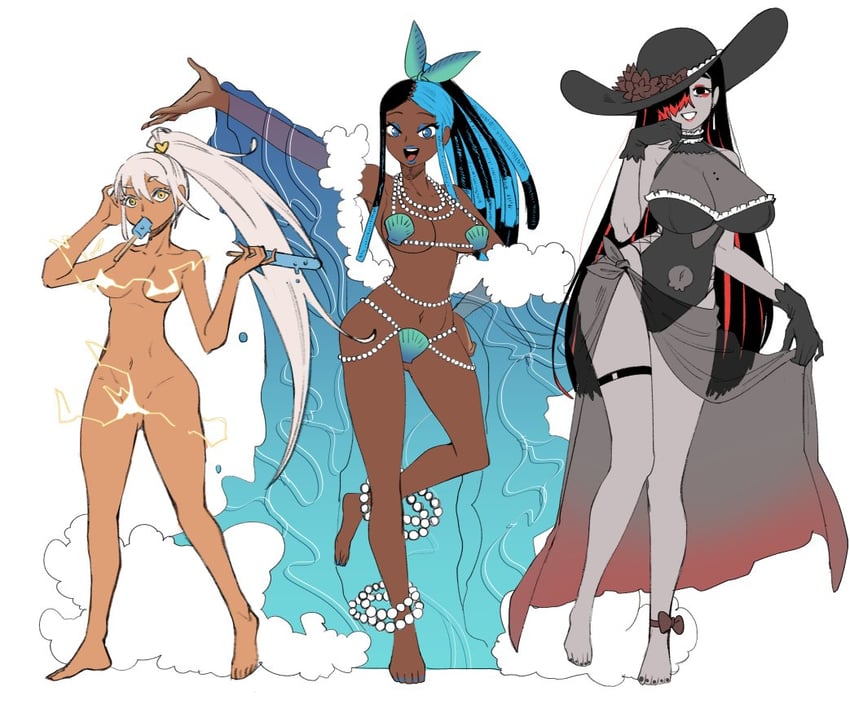 zeus, hades, and poseidon (original and 1 more) drawn by wanderjegson