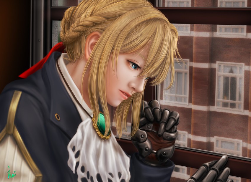 violet evergarden (violet evergarden) drawn by ebi_(eeotoko)