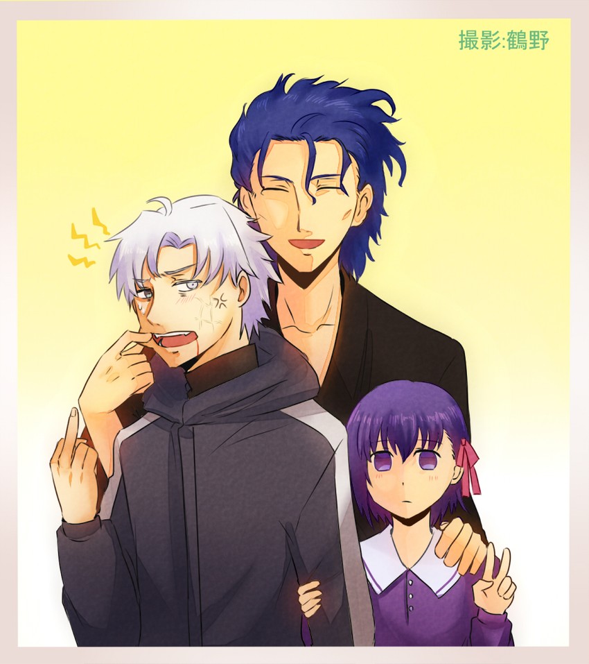 matou sakura, matou kariya, and makiri zolgen (fate and 2 more) drawn by moka08