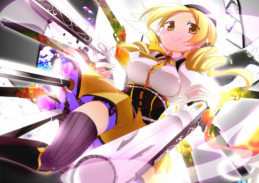tomoe mami (mahou shoujo madoka magica) drawn by haru_aki