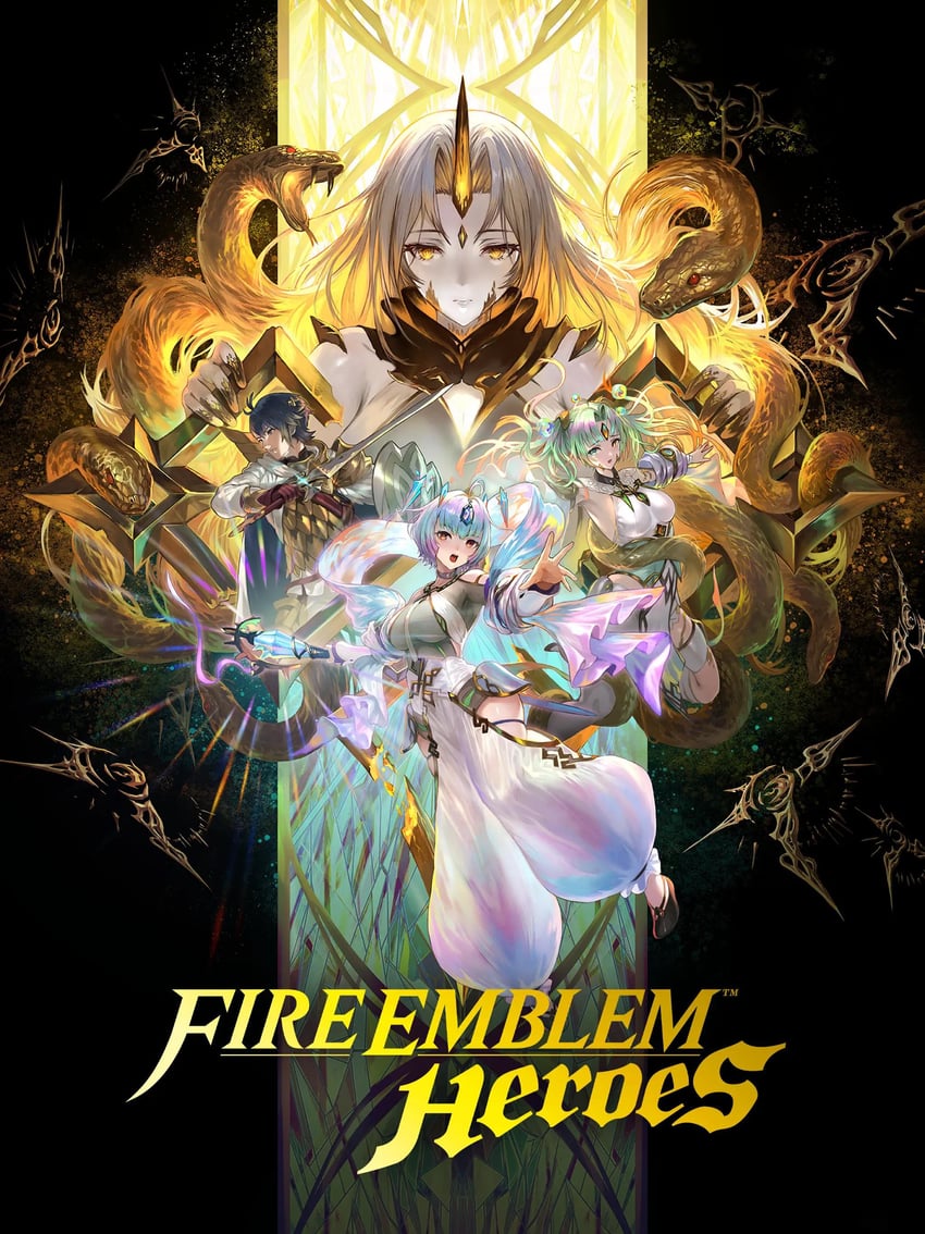 alfonse, gullveig, seidr, and heidr (fire emblem and 1 more) drawn by yoshiku_(oden-usagi)