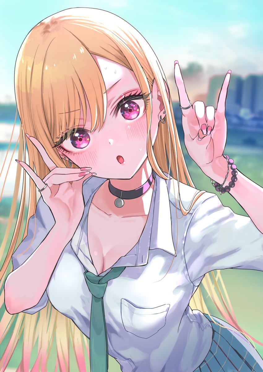 kitagawa marin (sono bisque doll wa koi wo suru) drawn by aibon