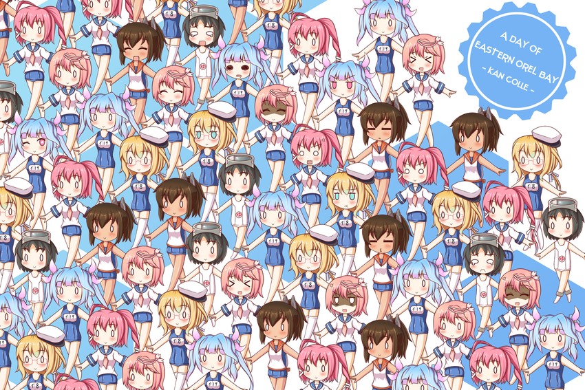i-19, i-58, i-401, i-8, i-168, and 1 more (kantai collection) drawn by glance1109