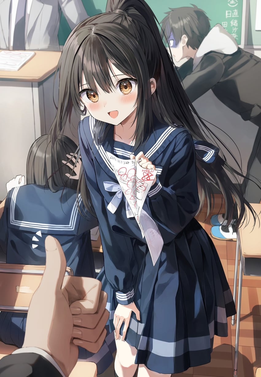 tsurugi saya (original) drawn by pentagon_(railgun_ky1206)