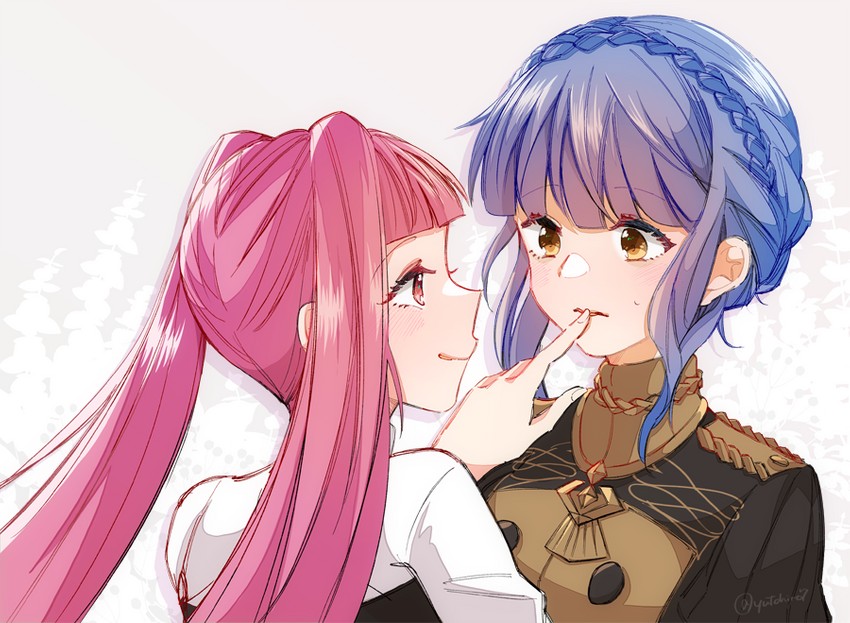 hilda valentine goneril and marianne von edmund (fire emblem and 1 more) drawn by yutohiroya