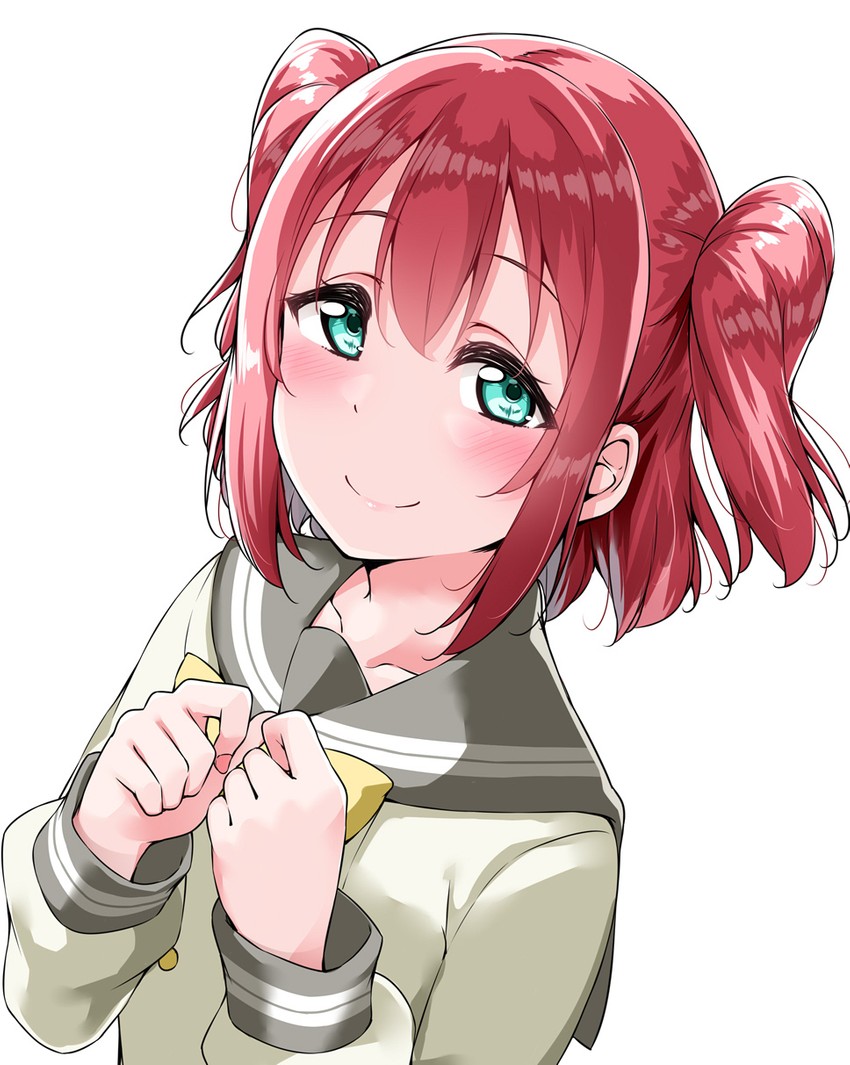 kurosawa ruby (love live! and 1 more) drawn by yopparai_oni