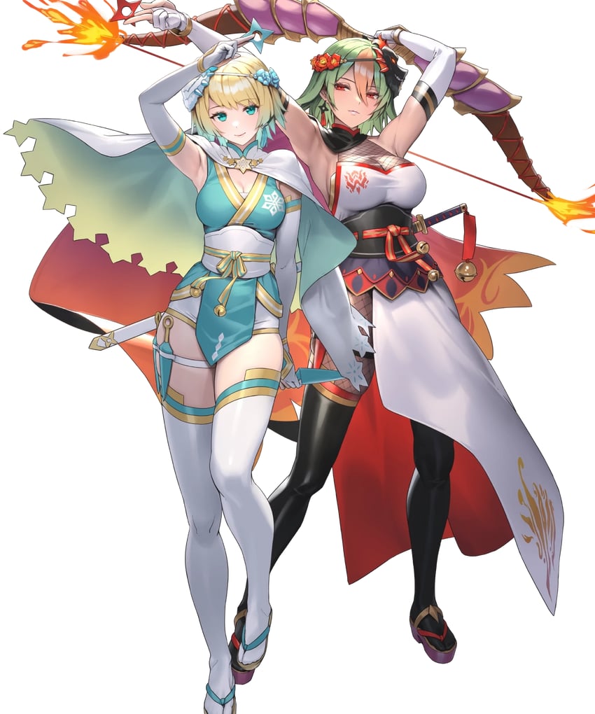 fjorm and laegjarn (fire emblem and 1 more) drawn by cuboon