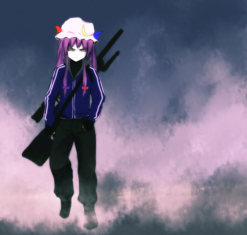 patchouli knowledge (touhou and 1 more) drawn by onibi_(foxhound4185)