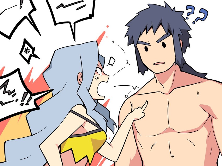 karen and bruno (pokemon and 1 more) drawn by kiwi_of_ruin
