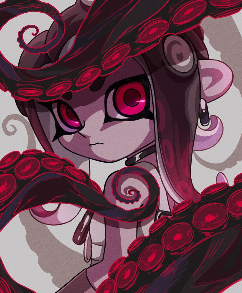 agent 8 (splatoon and 2 more) drawn by oka_kabe