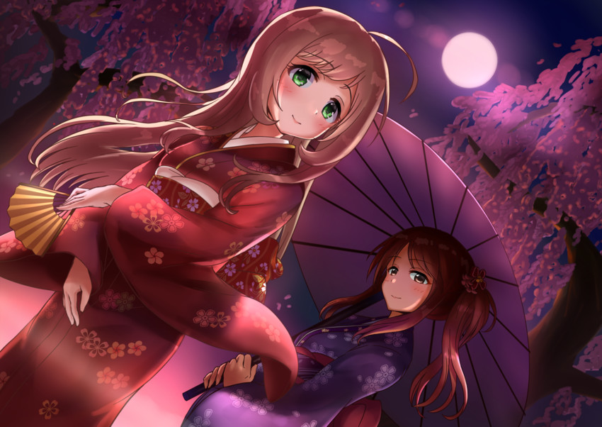 mifune miyu and sato shin (idolmaster and 1 more) drawn by yokohata