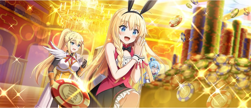 aqua, darkness, and iris (kono subarashii sekai ni shukufuku wo! and 1 more)