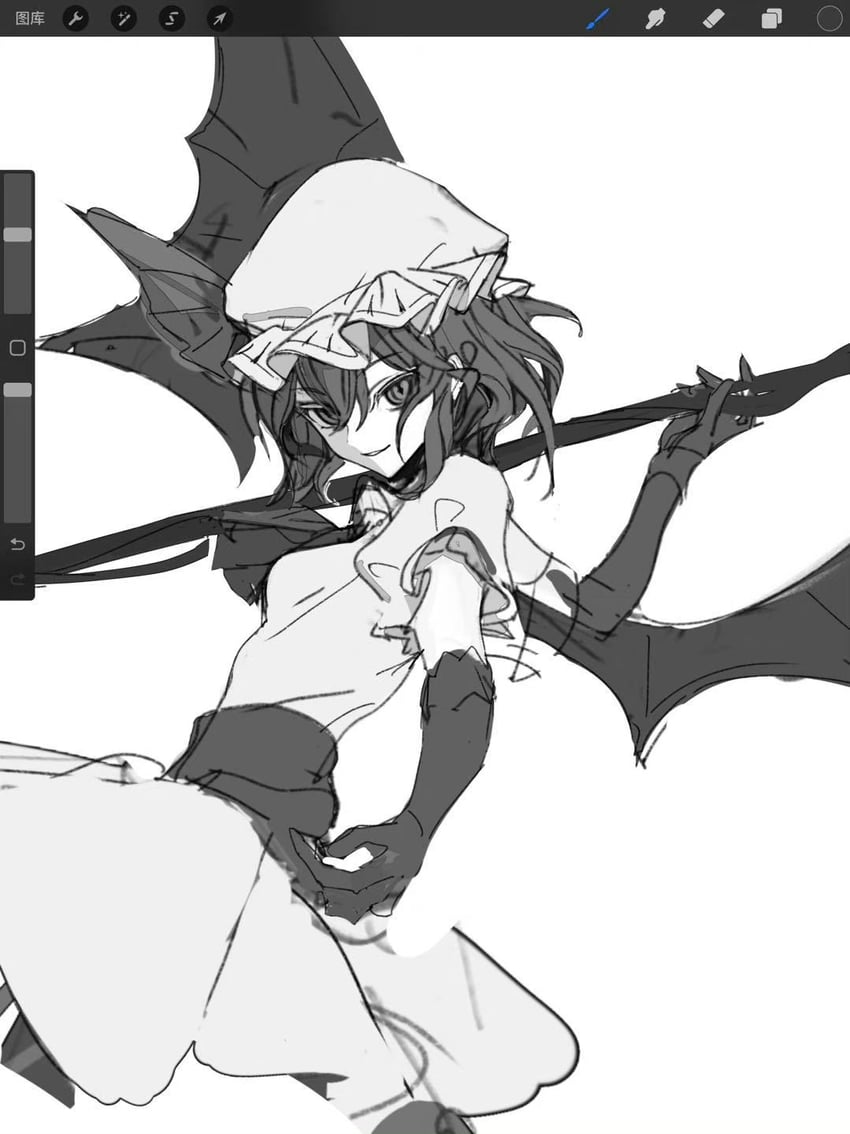 remilia scarlet (touhou and 1 more) drawn by kumatangent