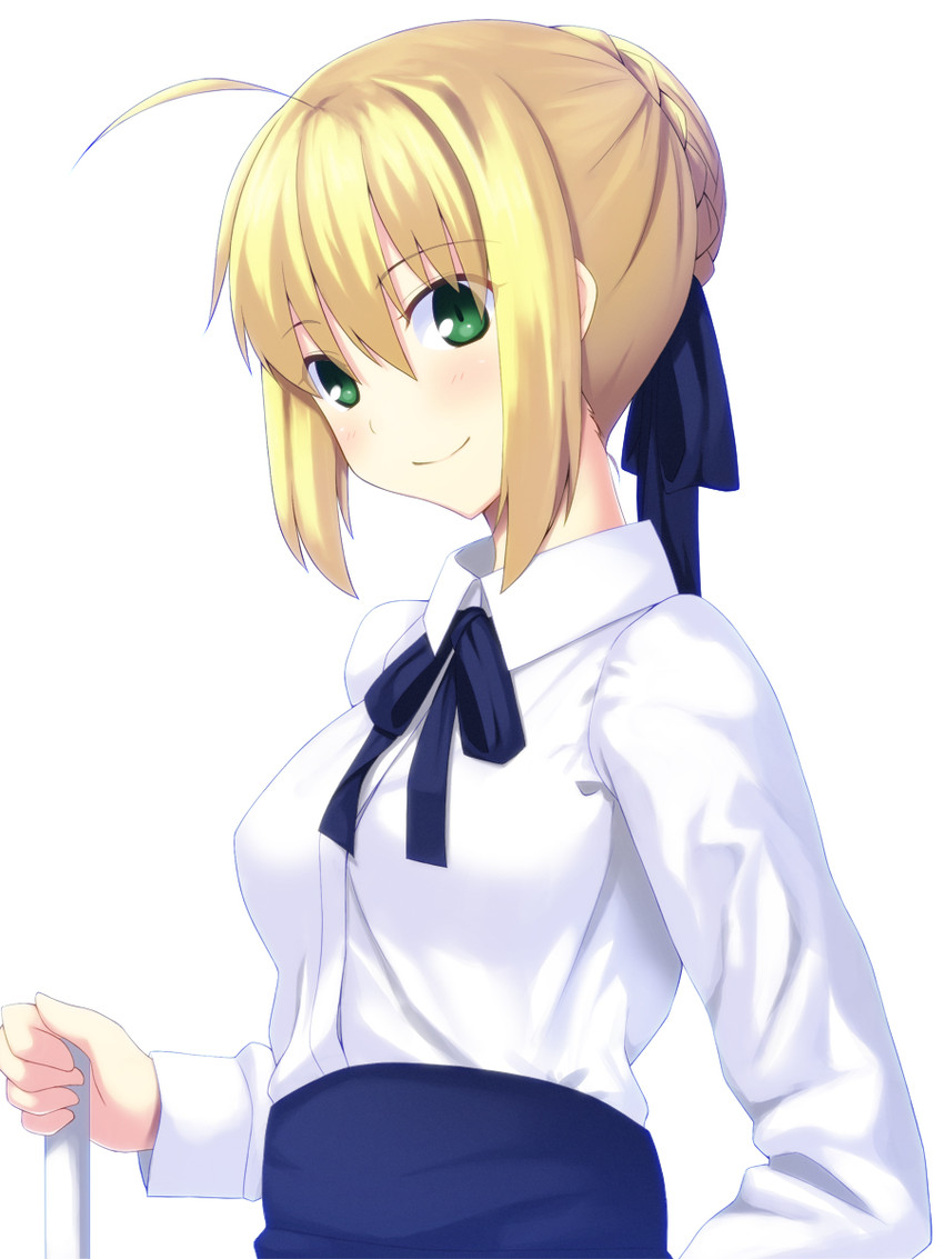 artoria pendragon and saber (fate and 1 more) drawn by skylader