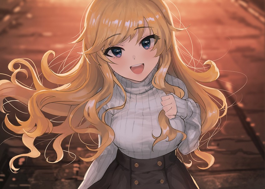 ohtsuki yui (idolmaster and 1 more) drawn by ryokucha_manma