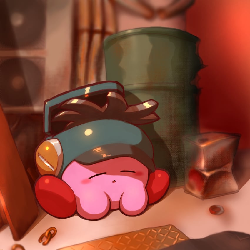 kirby, cutter kirby, and buzz-saw cutter kirby (kirby and 1 more) drawn by user_sfan2348