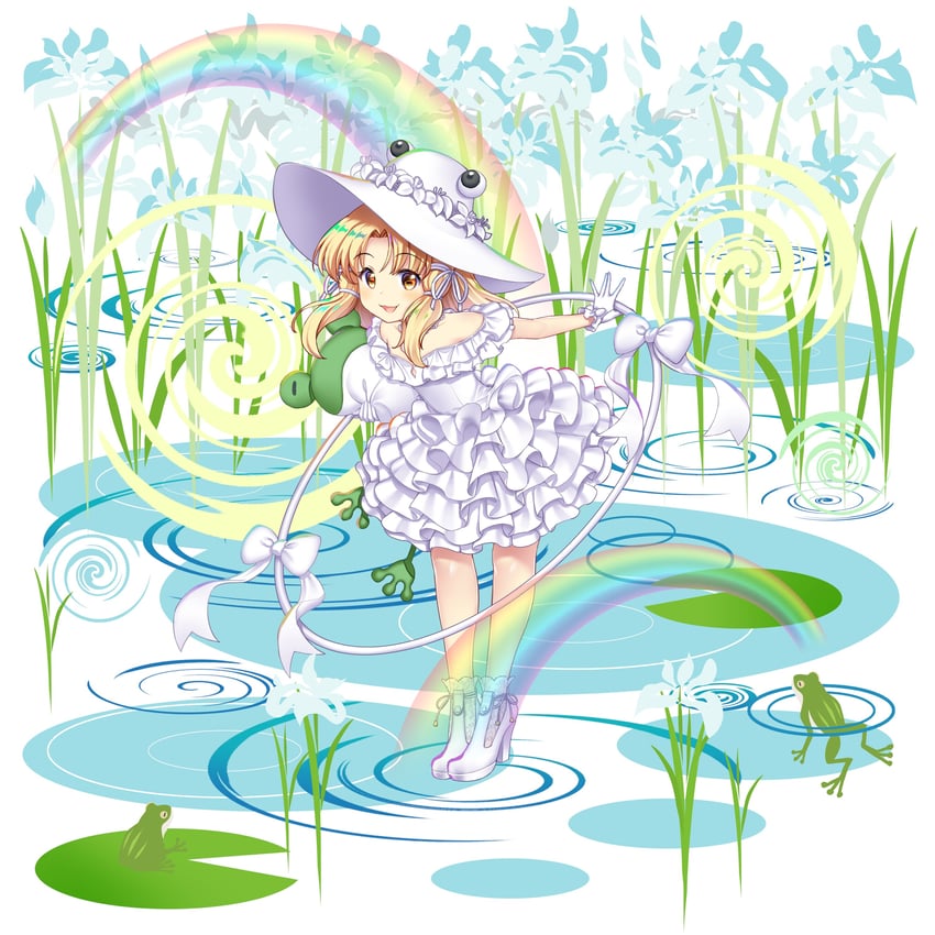 moriya suwako (touhou and 1 more) drawn by rotte_(1109)