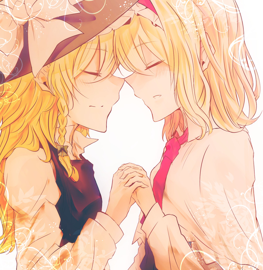 kirisame marisa and alice margatroid (touhou) drawn by kiri_(0218htt)