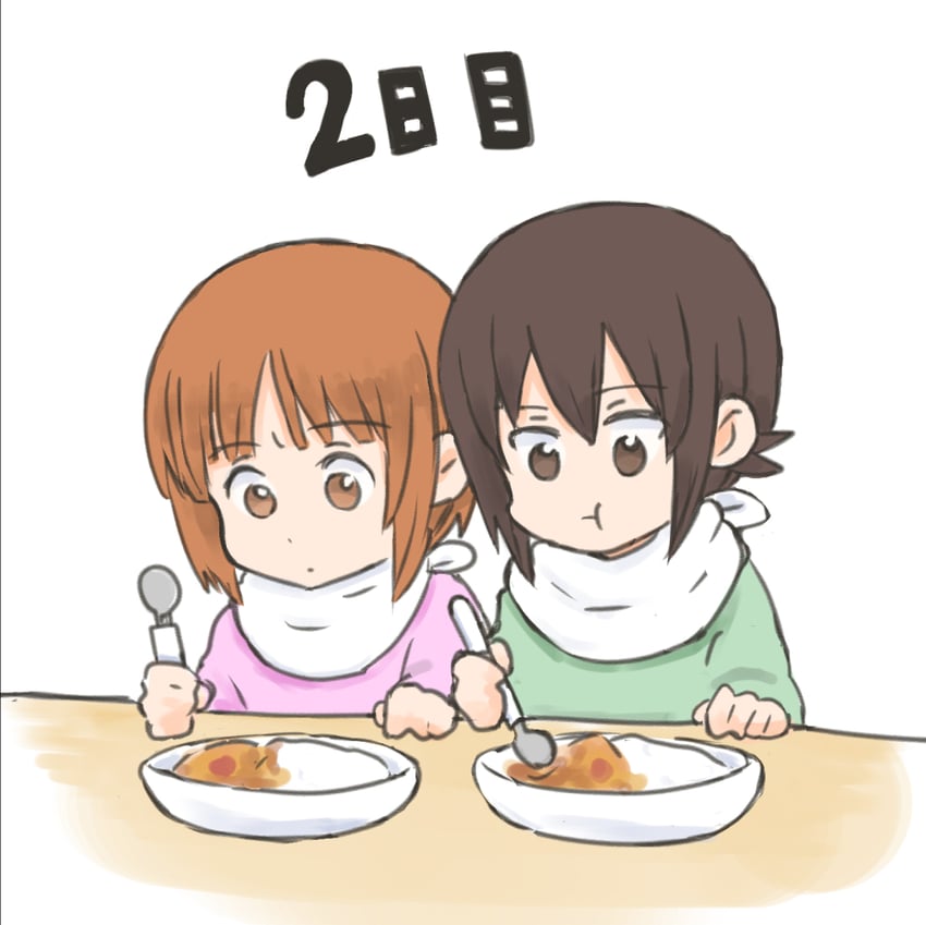 nishizumi miho and nishizumi maho (girls und panzer) drawn by mutsu_(layergreen)