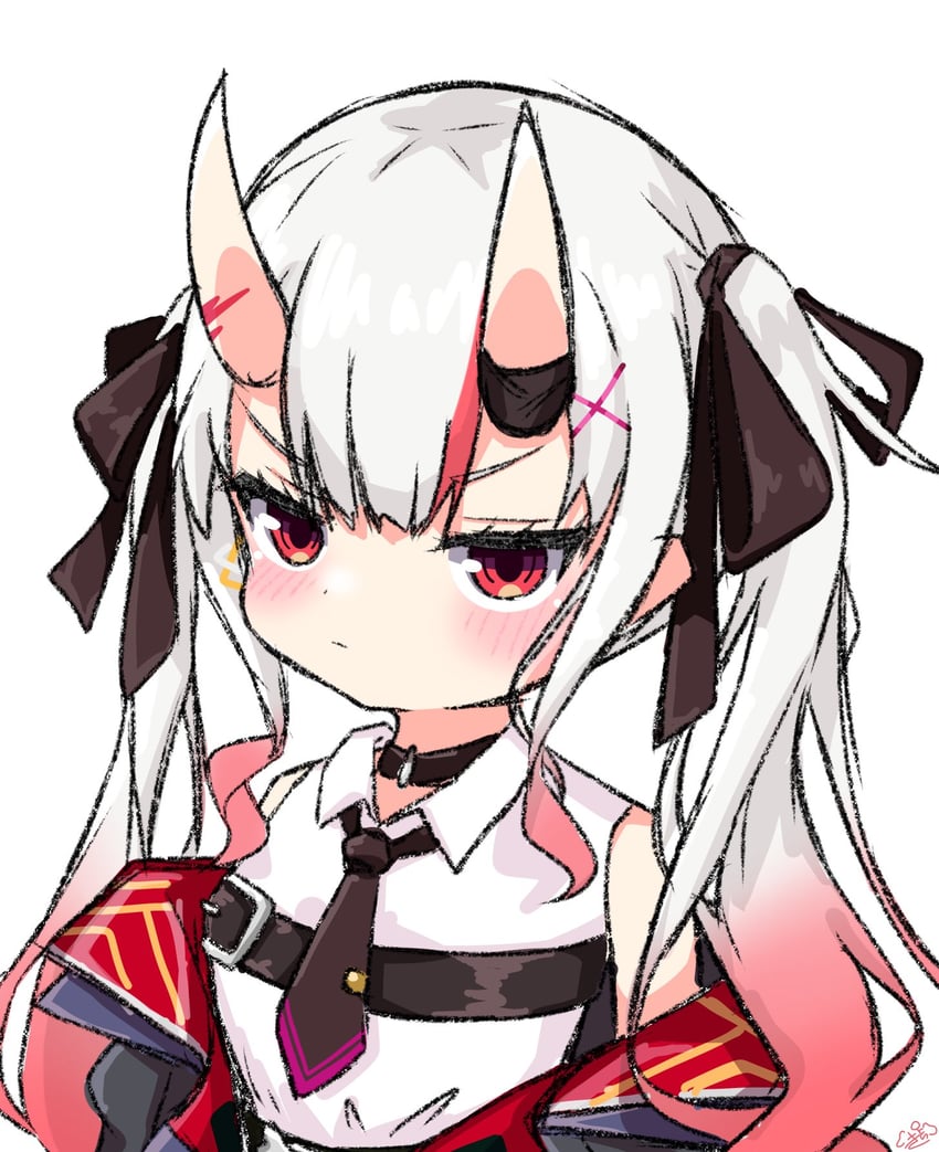 nakiri ayame (hololive) drawn by momoringo_(w_0v0_k)