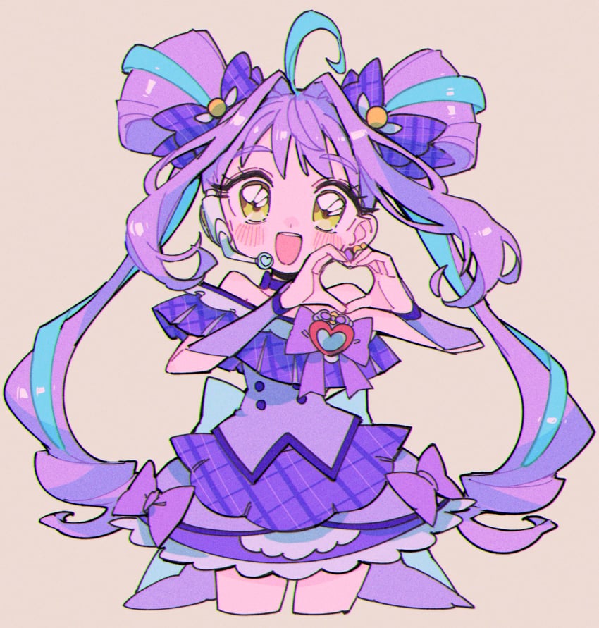 shigure kokoro and cure kyunkyun (precure and 1 more) drawn by pochi_(askas_is_god)