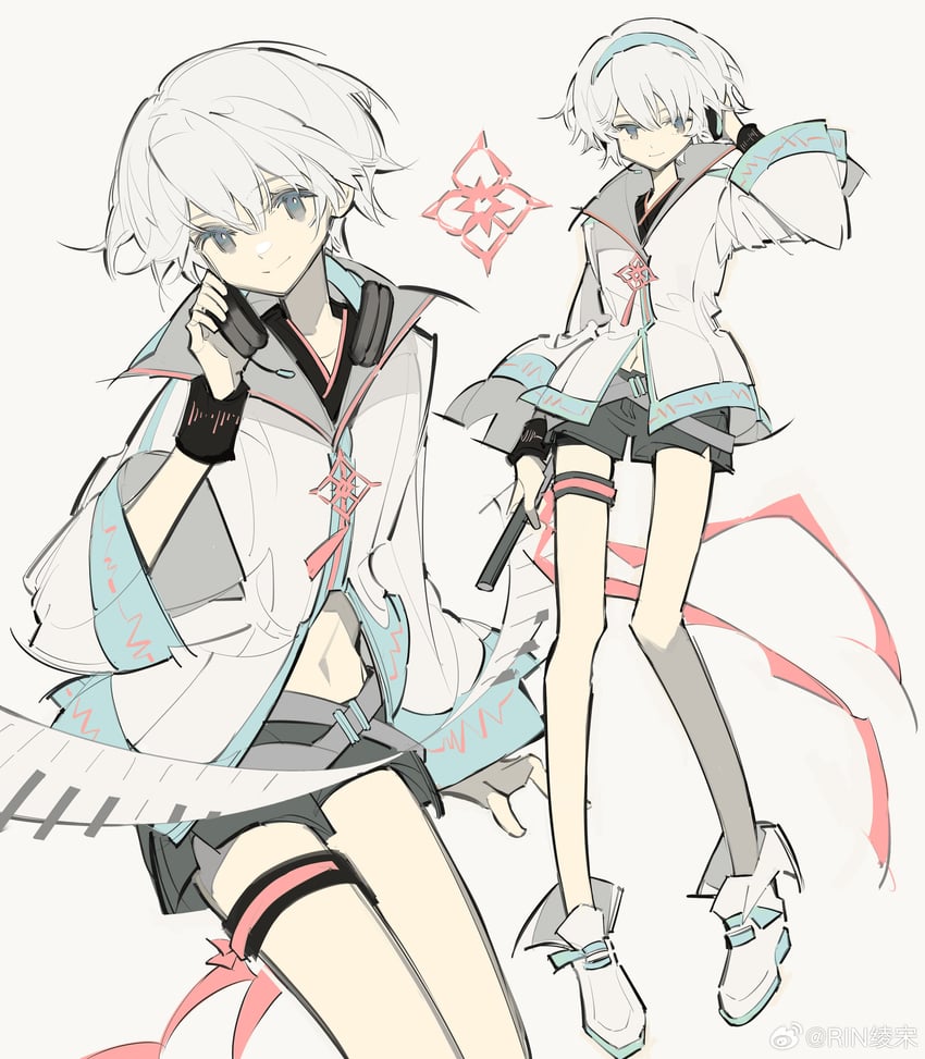 yanhe and yanhe v3 (vocaloid and 1 more) drawn by rin_lingsong