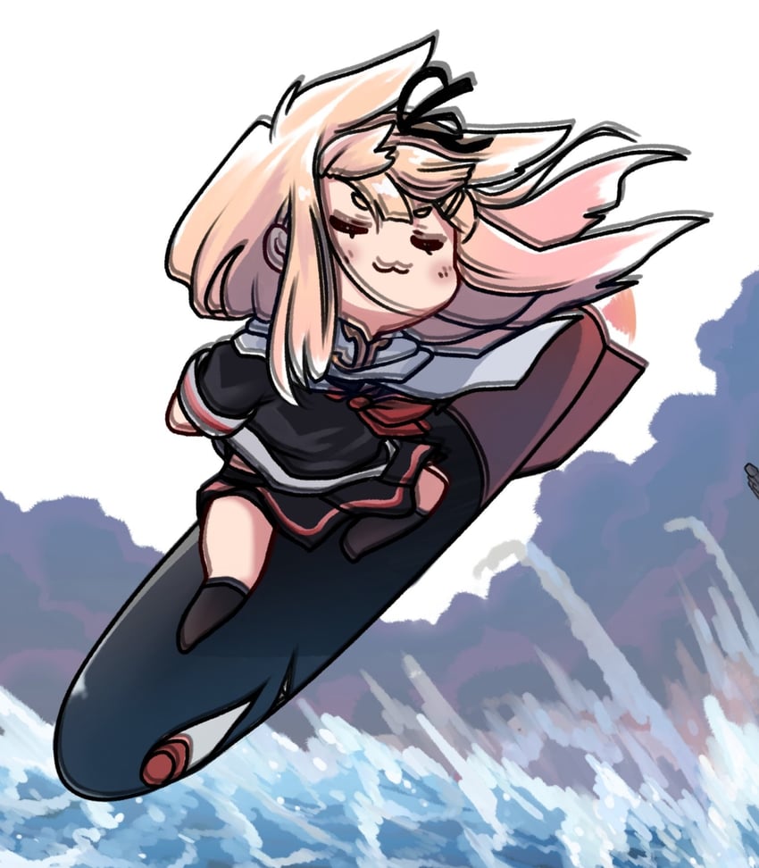 yuudachi, yuudachi kai ni, and tao pai pai (kantai collection and 1 more) drawn by dyson_(edaokunnsaikouya)
