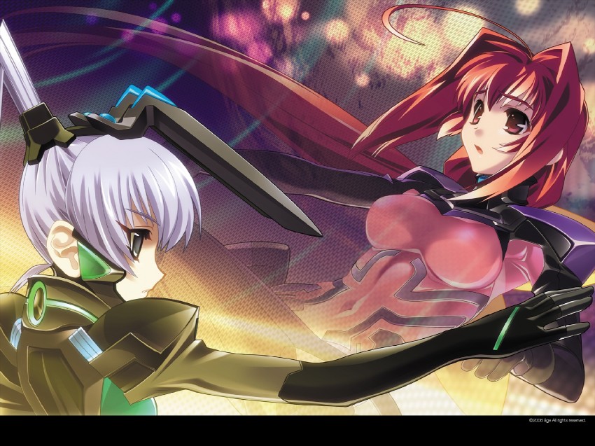 kagami sumika and yashiro kasumi (muv-luv and 1 more) drawn by bou_(inubou)