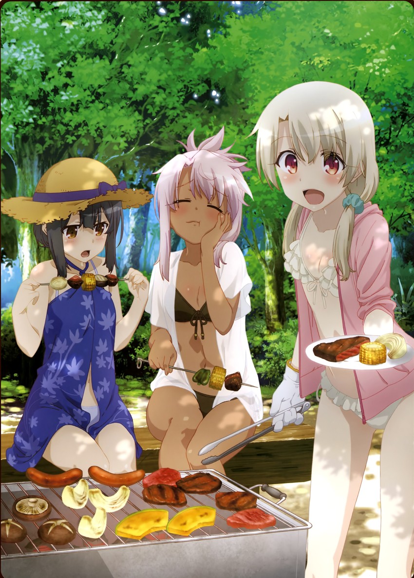 illyasviel von einzbern, chloe von einzbern, and miyu edelfelt (fate and 1 more)