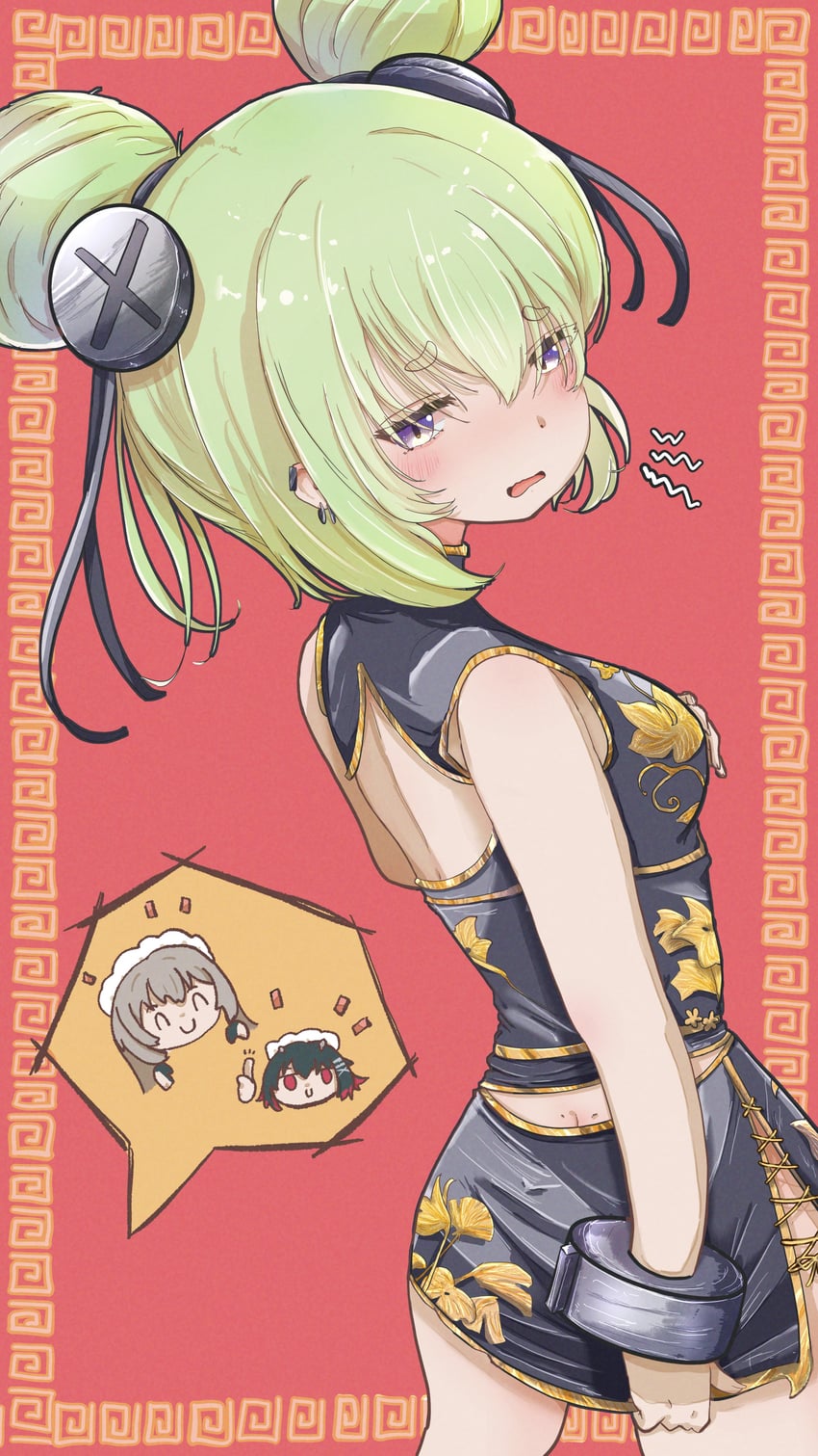 ellen joe, corin wickes, and alexandrina sebastiane (zenless zone zero) drawn by kurone_sc