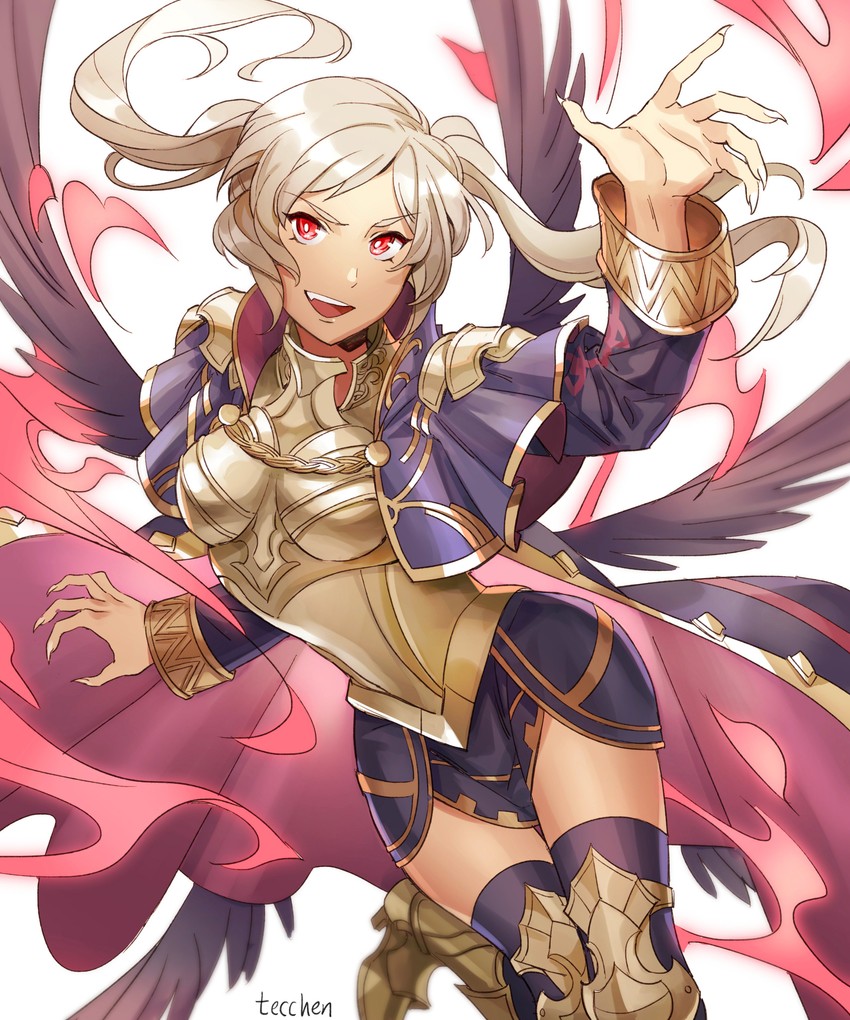 female robin (fire emblem and 1 more) drawn by tecchen