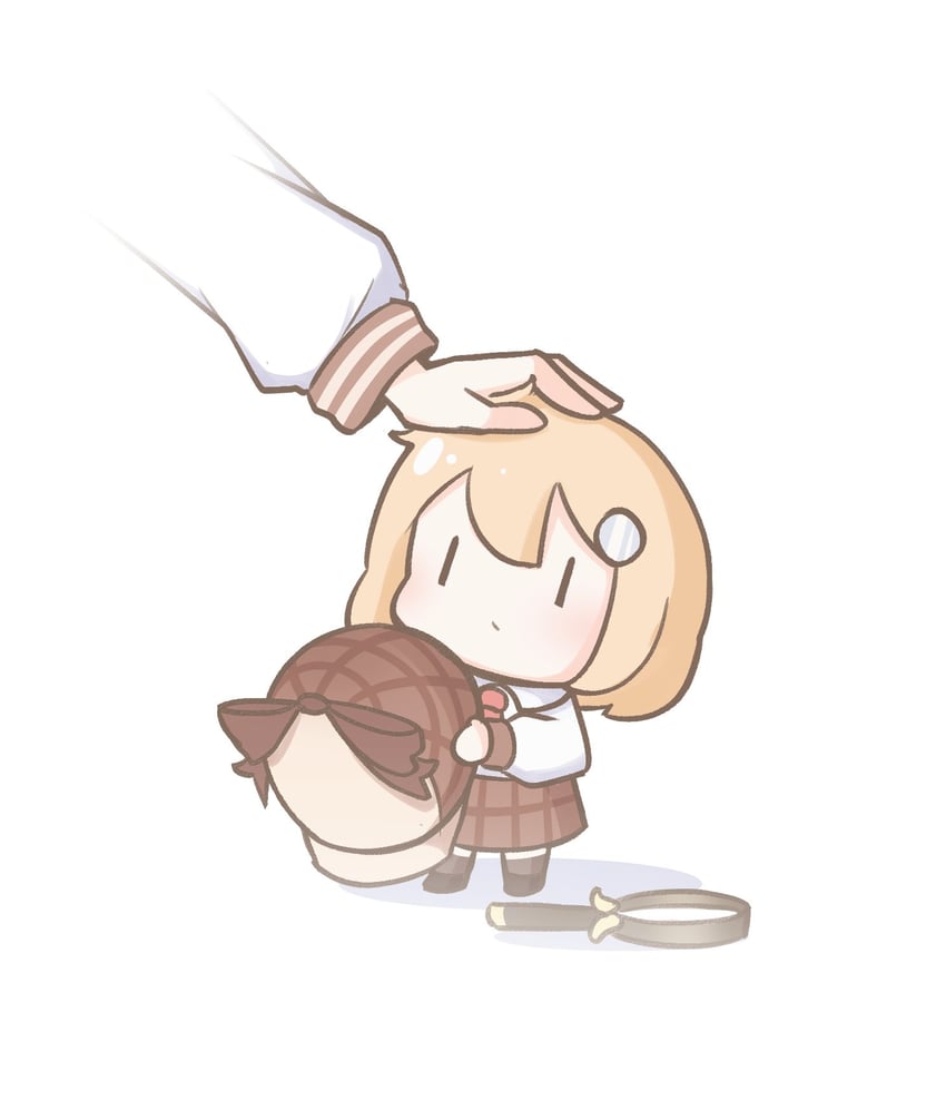 watson amelia and smol ame (hololive and 1 more) drawn by moon_ldl