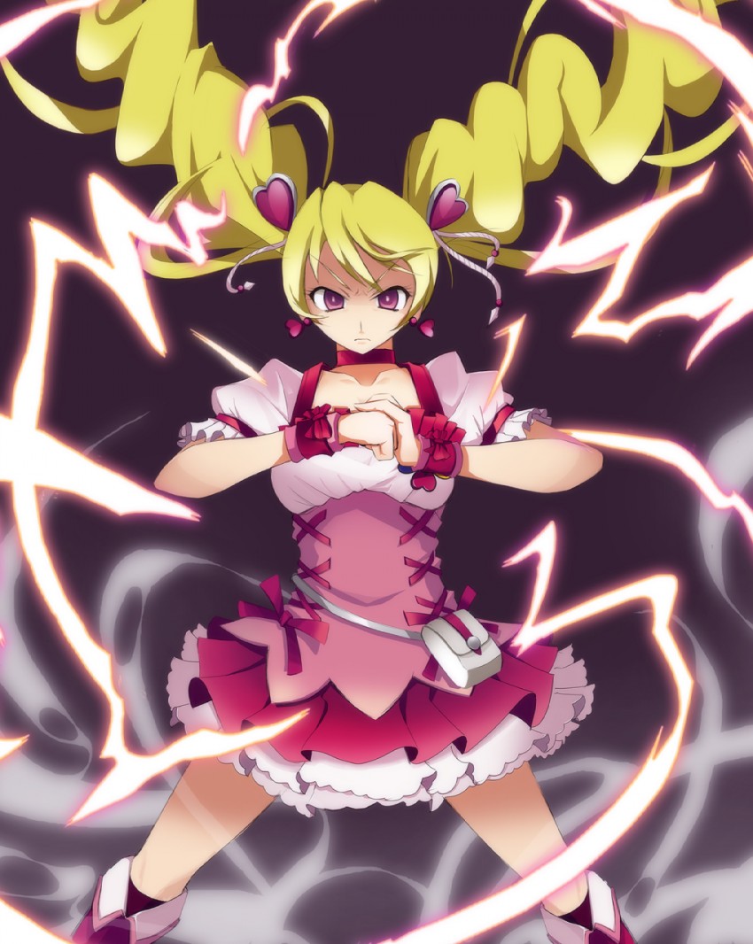 momozono love and cure peach (precure and 3 more) drawn by ishida_baru